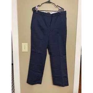 Talbots Women’s Freeport Navy Blue Pleated Dress Pants Petite 14 NWT
